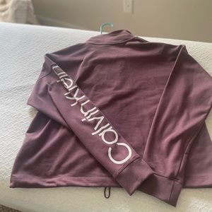 Calvin Klein Pullover half zip sweat jacket Large